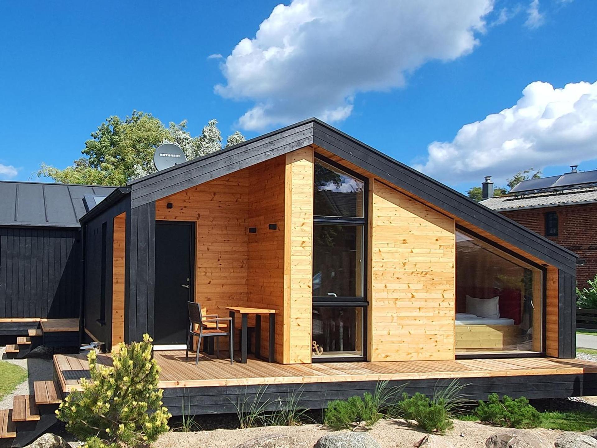Werder Chalet -- Wolke 7 -- Ostsee-Strand 150M I Sauna I Ekamin I Tiny House Fuer 2 Personen I By "Meyers Am Meer" Boiensdorf 외부 사진